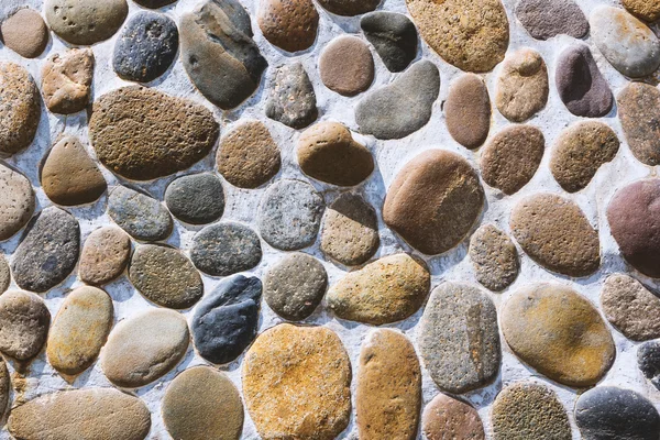 Piedra de guijarros textura de baldosas — Foto de Stock