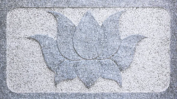 Lotus stone wall texture — Stock Photo, Image