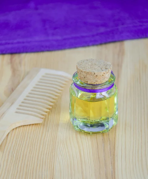 Small bottle of oil — Stock Photo, Image