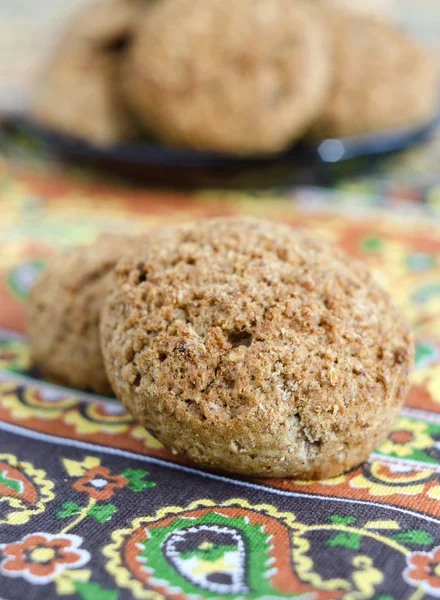 Oatmeal mini cookies — Stock Photo, Image