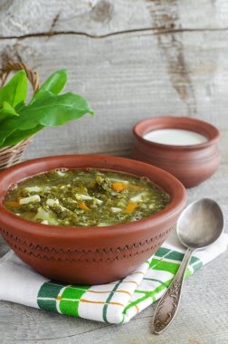 Bir kil kase kuzukulağı çorbası