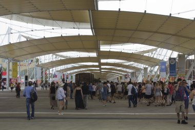 Expo ziyaret insan kalabalığı