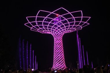 Tree of Life Expo 2015 yılında Milan, şaşırtıcı gösteri 