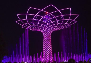 Expo 2015 yılında Milan, hayat ağacı