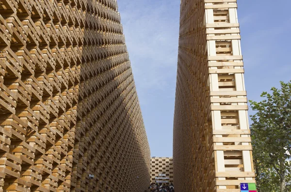 Poland Pavilion at Expo 2015 — Stock Photo, Image