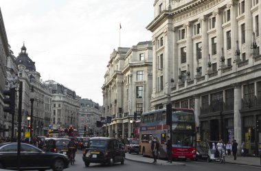  Regent Street Londra, onun günlük trafik ile  