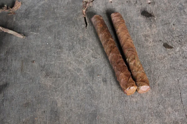典型的古巴雪茄 — 图库照片