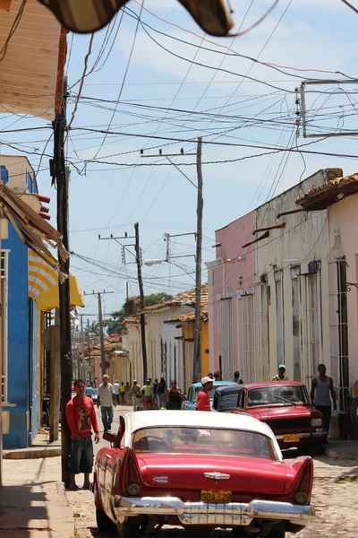 빈티지 쿠바 자동차 — 스톡 사진