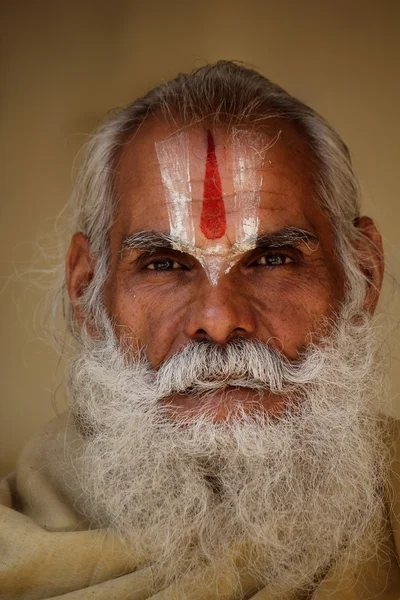 Hombre indio con barba larga — Foto de Stock