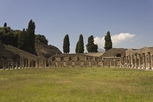 Руины Помпеи, Италия — стоковое фото