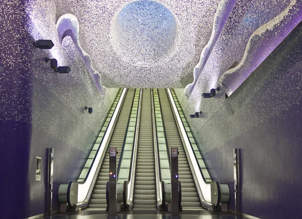 Escalier Toledo Art Station, Naples — Photo