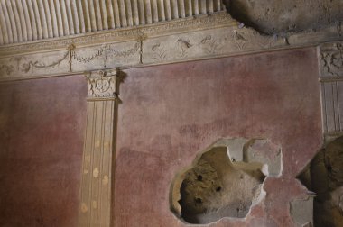 Stabian termal hamam Pompei, İtalya'da karmaşık