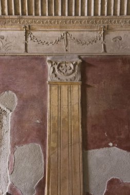 Stabian termal hamam Pompei, İtalya'da karmaşık