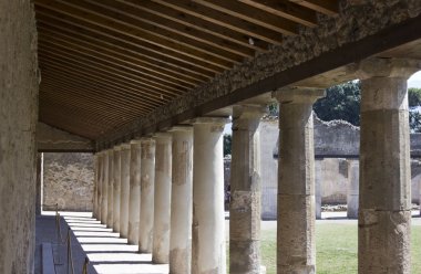 Stabian termal hamam Pompei, İtalya'da karmaşık