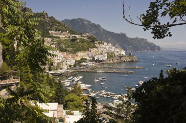 Amalfi Coast, İtalya güneyinde genel bakış
