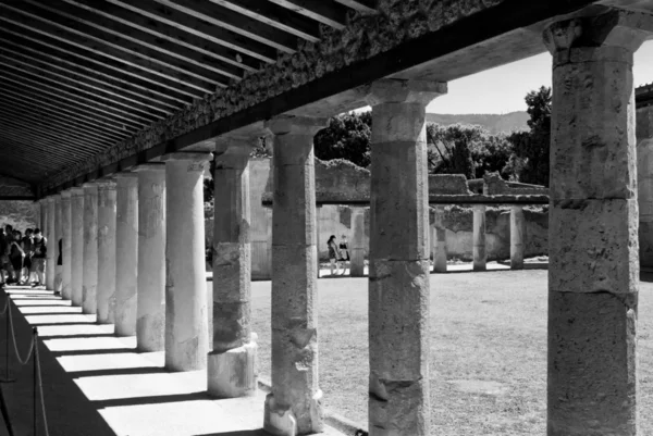 Stabian thermale baden complex, Pompei — Stockfoto