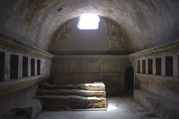 Complejo de baños termales Stabian, Pompeya — Foto de Stock