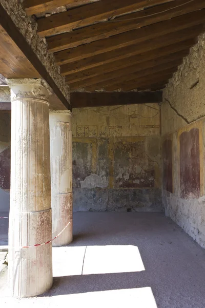 Stabian thermale baden complex in Pompei, Italië — Stockfoto