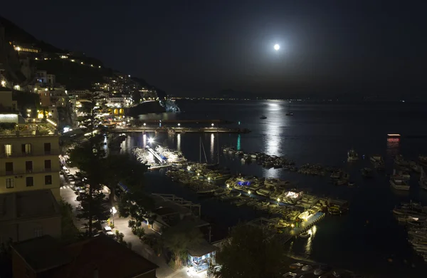 Amalfi Coast by Night — Stock Photo, Image