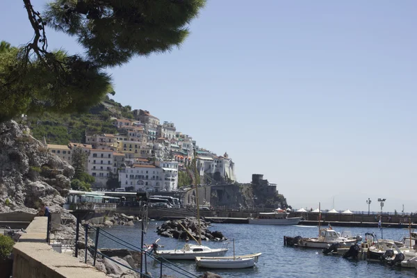 Amalfi-kysten, Italia – stockfoto