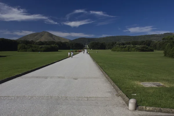 Caserta královský palác Park — Stock fotografie