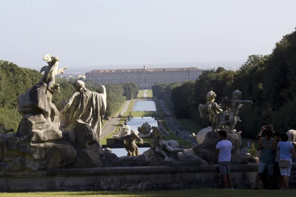 Parque palácio real de Caserta — Fotografia de Stock