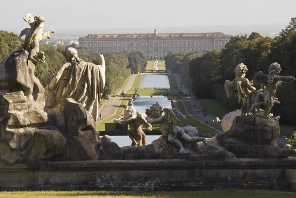 Parque palácio real de Caserta — Fotografia de Stock