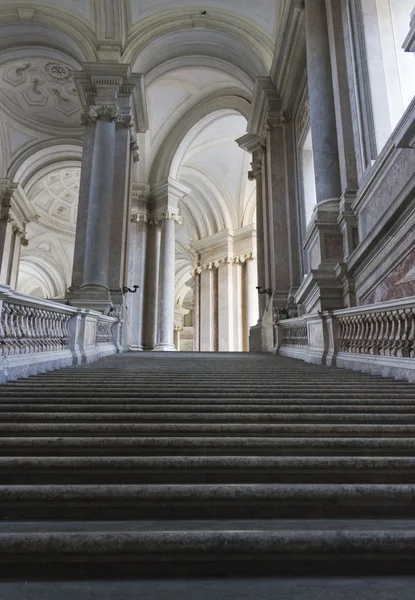 A Grande Escadaria de Caserta Palácio Real — Fotografia de Stock