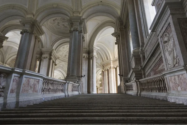 A Grande Escadaria de Caserta Palácio Real — Fotografia de Stock