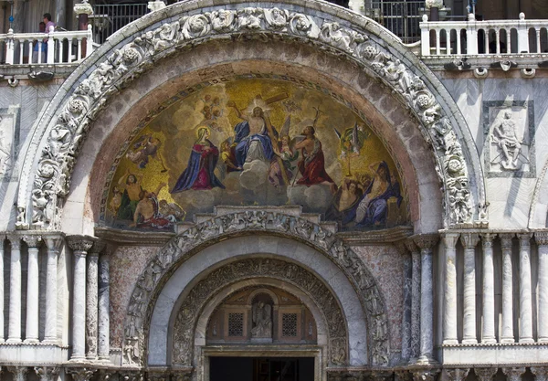 Szent Márk bazilika freskó-részlet — Stock Fotó