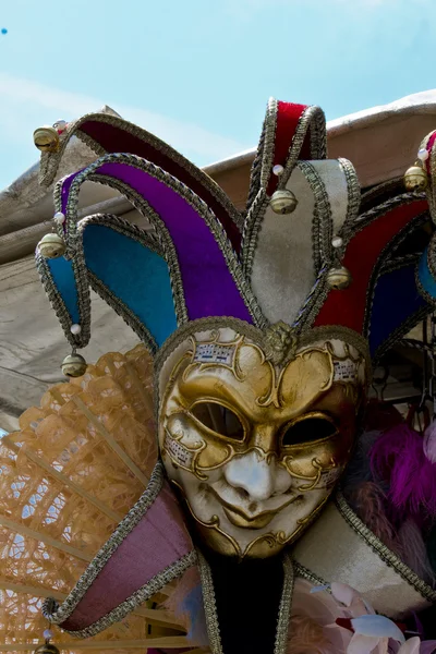 Maschera tipica del Carnevale veneziano — Foto Stock