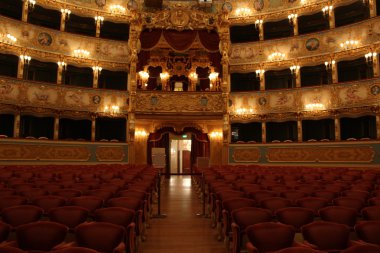 La Fenice Tiyatrosundan, Venedik iç