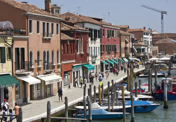 Murano eiland stadsgezicht, Italië — Stockfoto