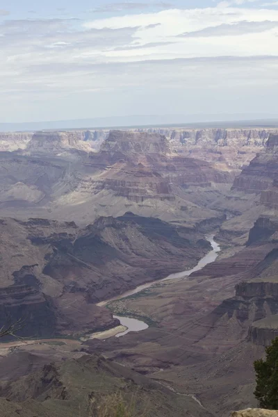 De Grand Canyon en de Colorado rivier — Stockfoto