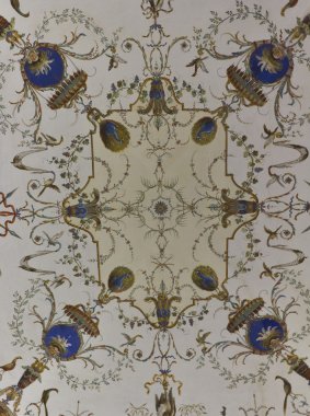Güzel Reggia di Caserta Odalar içinde tavan