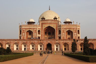 Ön görünüm Humayuns mezar, Hindistan