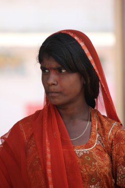 Hindistanlı bir kız portresi