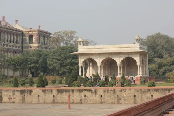 Binnen het Rode Fort complex in Delhi — Stockfoto