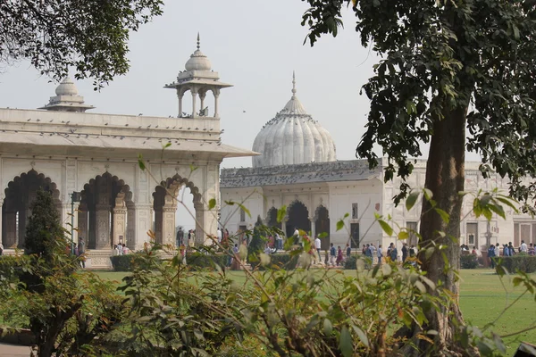 Binnen het Rode Fort complex in Delhi — Stockfoto