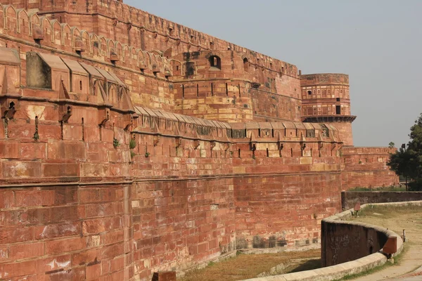 Agra Red Fort, Indien. Arkitektoniska detaljer — Stockfoto