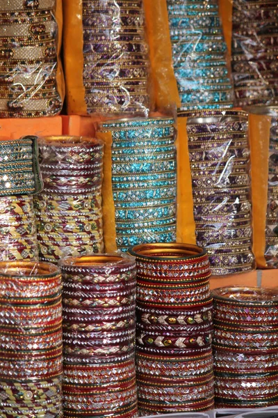 Typical Indian handcrafted Bracelets for women — Stock Photo, Image