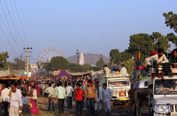 Ινδικό λαό στην εύλογη Pushkar — Φωτογραφία Αρχείου
