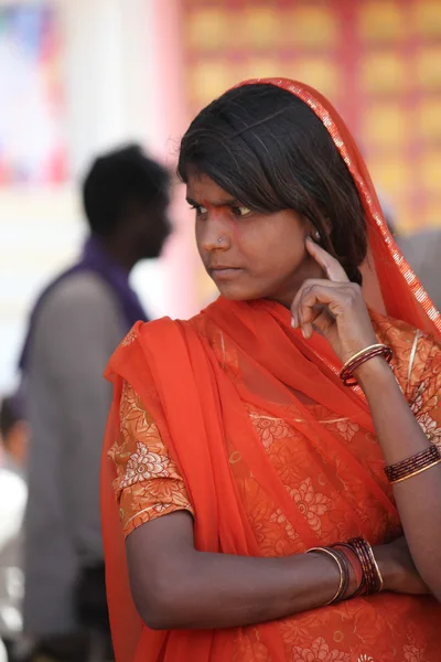Ritratto di una ragazza indiana — Foto Stock
