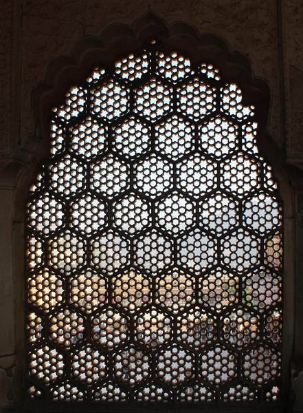 Ornamental window to look outside — Stock Photo, Image