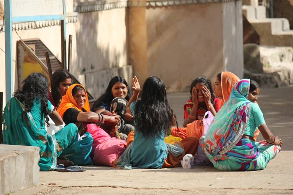 Skupina z indické dívky — Stock fotografie
