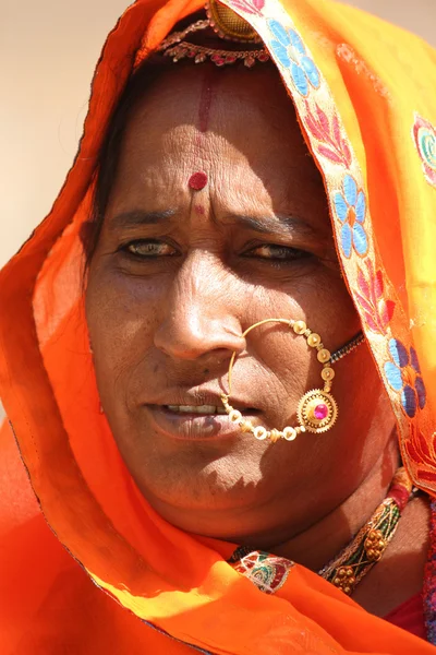 Portret indianki — Zdjęcie stockowe