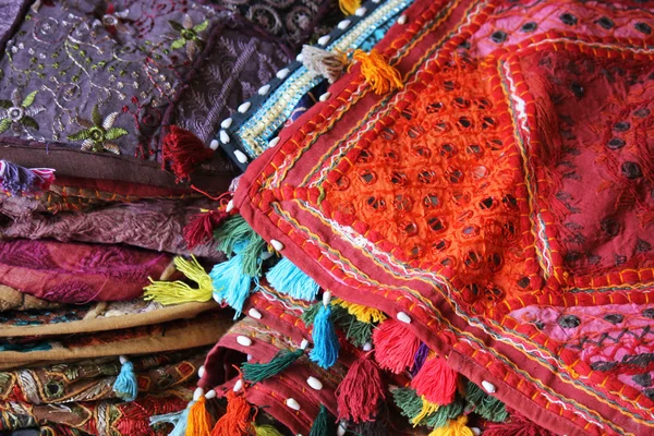 Traditional Indian Cushions — Stock Photo, Image