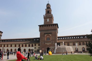 Milan Sforza Kalesi kapalı cephe
