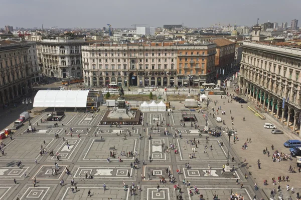 View from the top of the Duomo in Milan — Stock Photo, Image