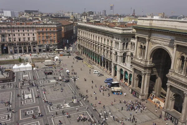 View from the top of the Duomo in Milan — Stock Photo, Image